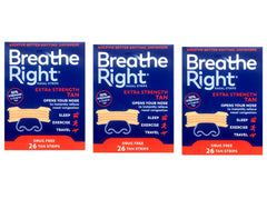 Detalle de la tira Breathe Right Extra y su banda tipo resorte para mayor soporte
