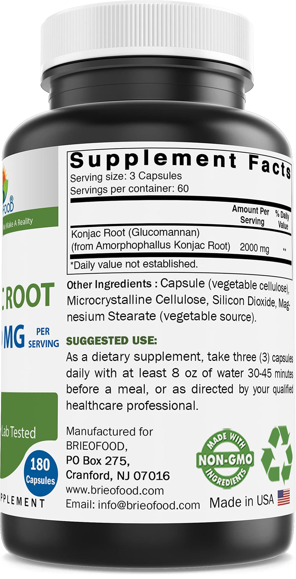 Brieofood cápsula detalle de textura vegetal y fácil ingesta