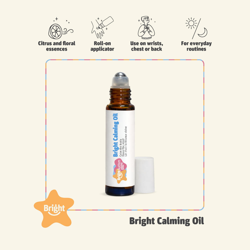 Bright Autism etiqueta informativa con lista de ingredientes clave