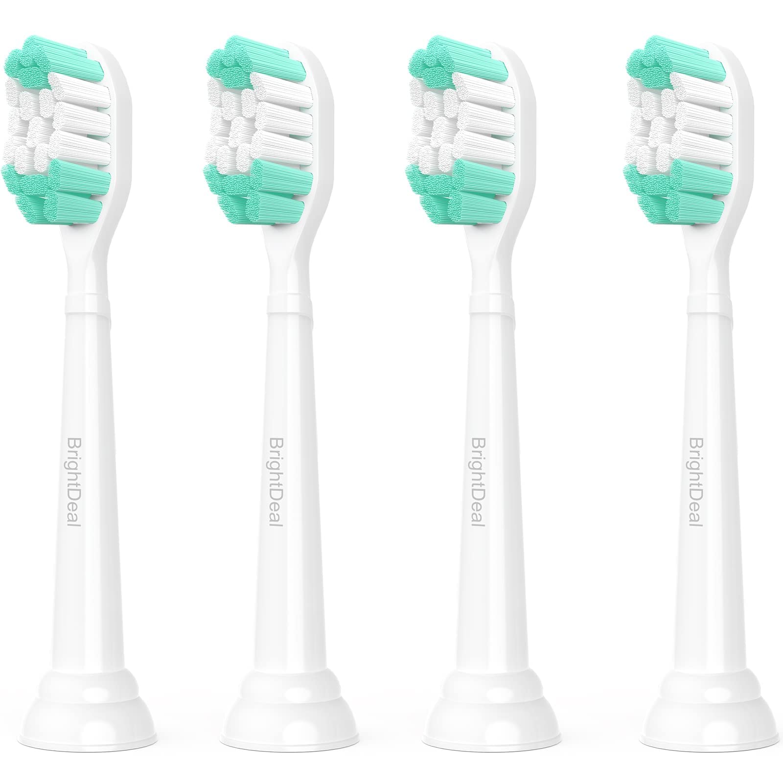 BrightDeal caja frontal pack 4 mostrando compatibilidad con Sonicare y ahorro