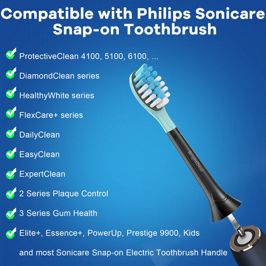 BrightDeal primer plano de cerdas DuPont, limpieza eficaz