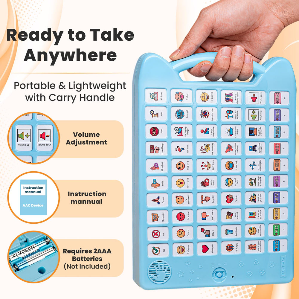 Brightway panel con controles de voz y volumen personalizables