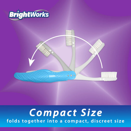 BrightWorks primer plano de cerdas suaves que limpian suavemente