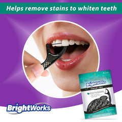 BrightWorks hilo carbón y menta para sensación fresca y pulida