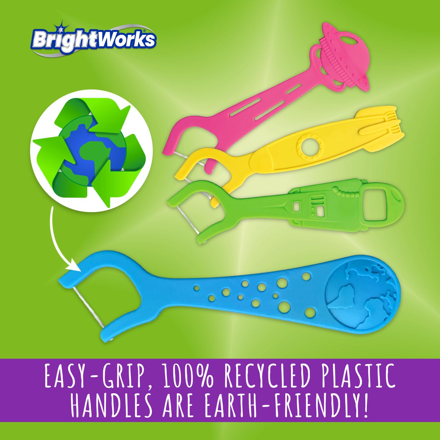 BrightWorks mango ergonómico para manos pequeñas y agarre cómodo
