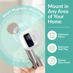 Bril con cable USB y montura magnética incluidos para una instalación rápida