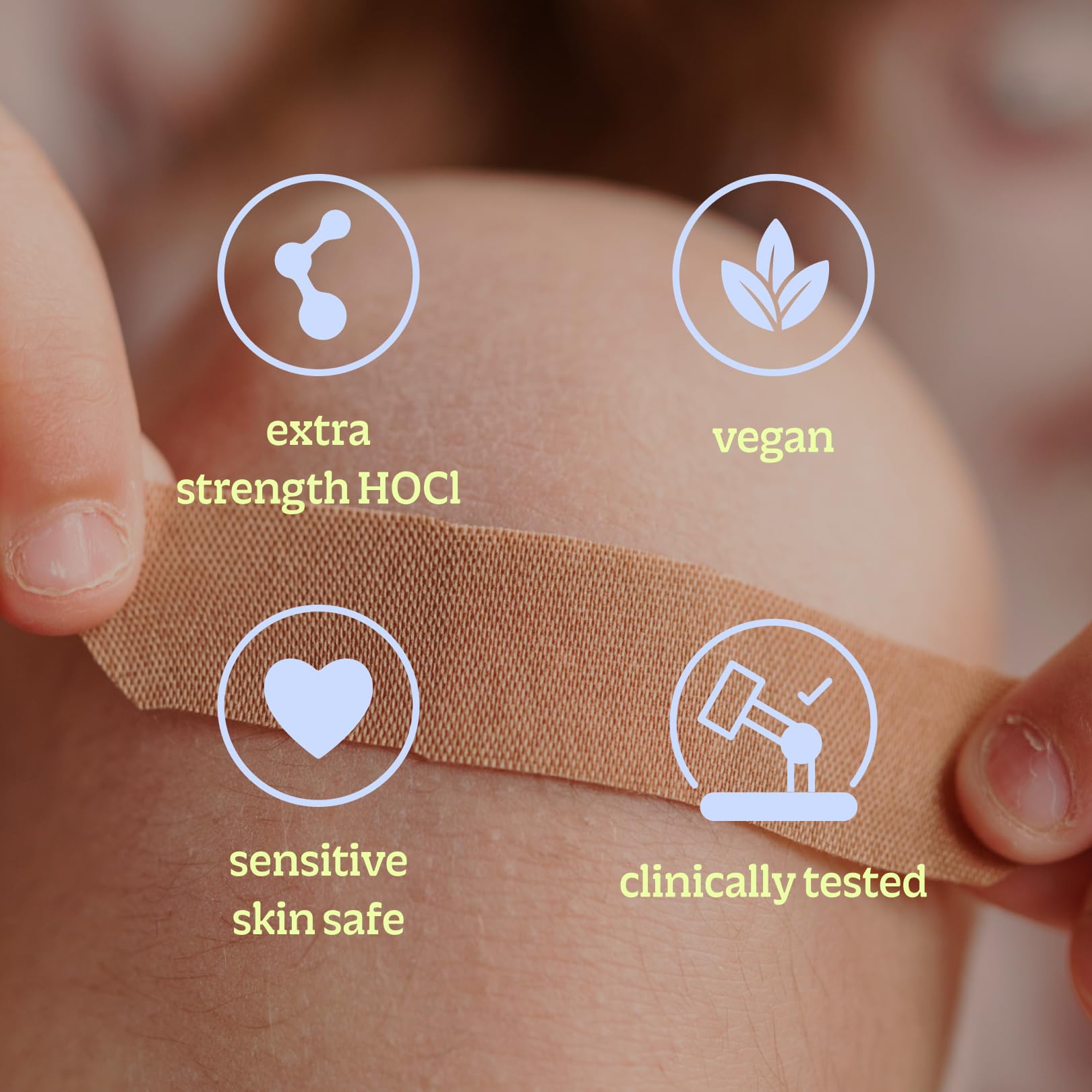 BRIOTECH Abrasia Gel aplicación en mano demostrando limpieza precisa