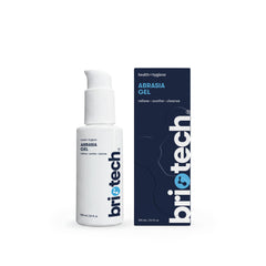 BRIOTECH Abrasia Gel frente del empaque muestra tamaño y uso seguro