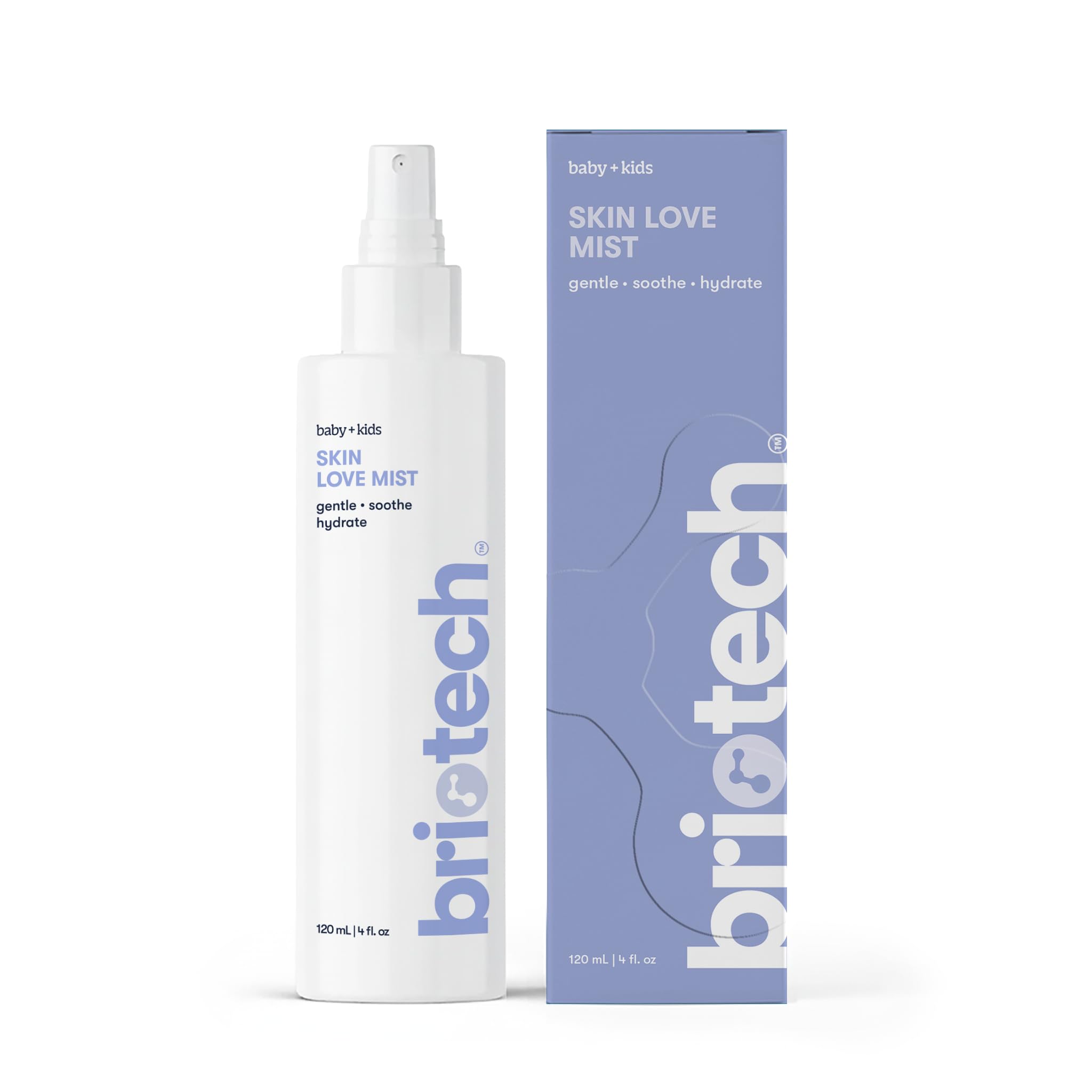 BRIOTECH envase frontal Baby Skin Love, presentación clara y segura