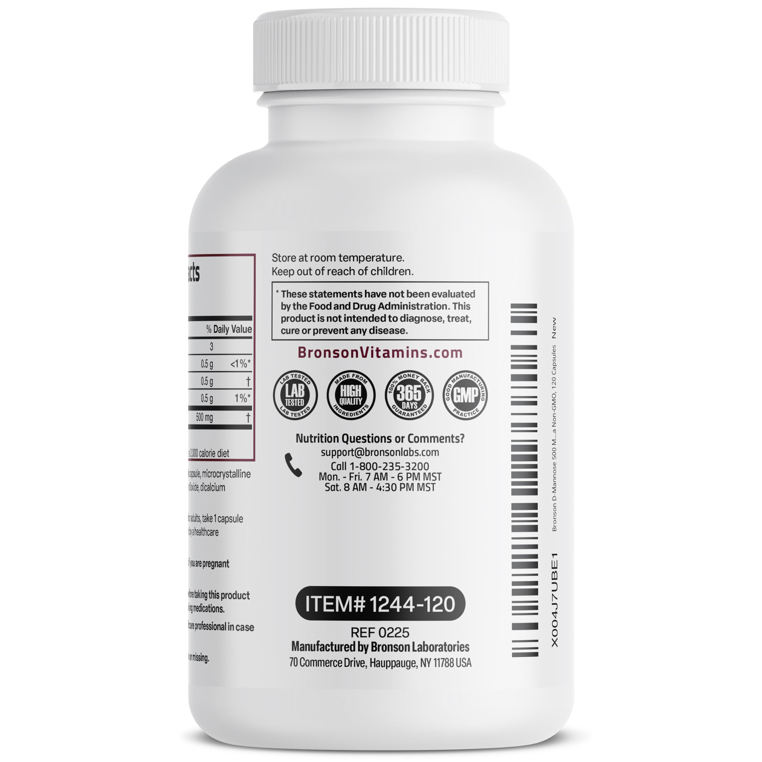 Uso diario para el bienestar con Bronson D-Mannose