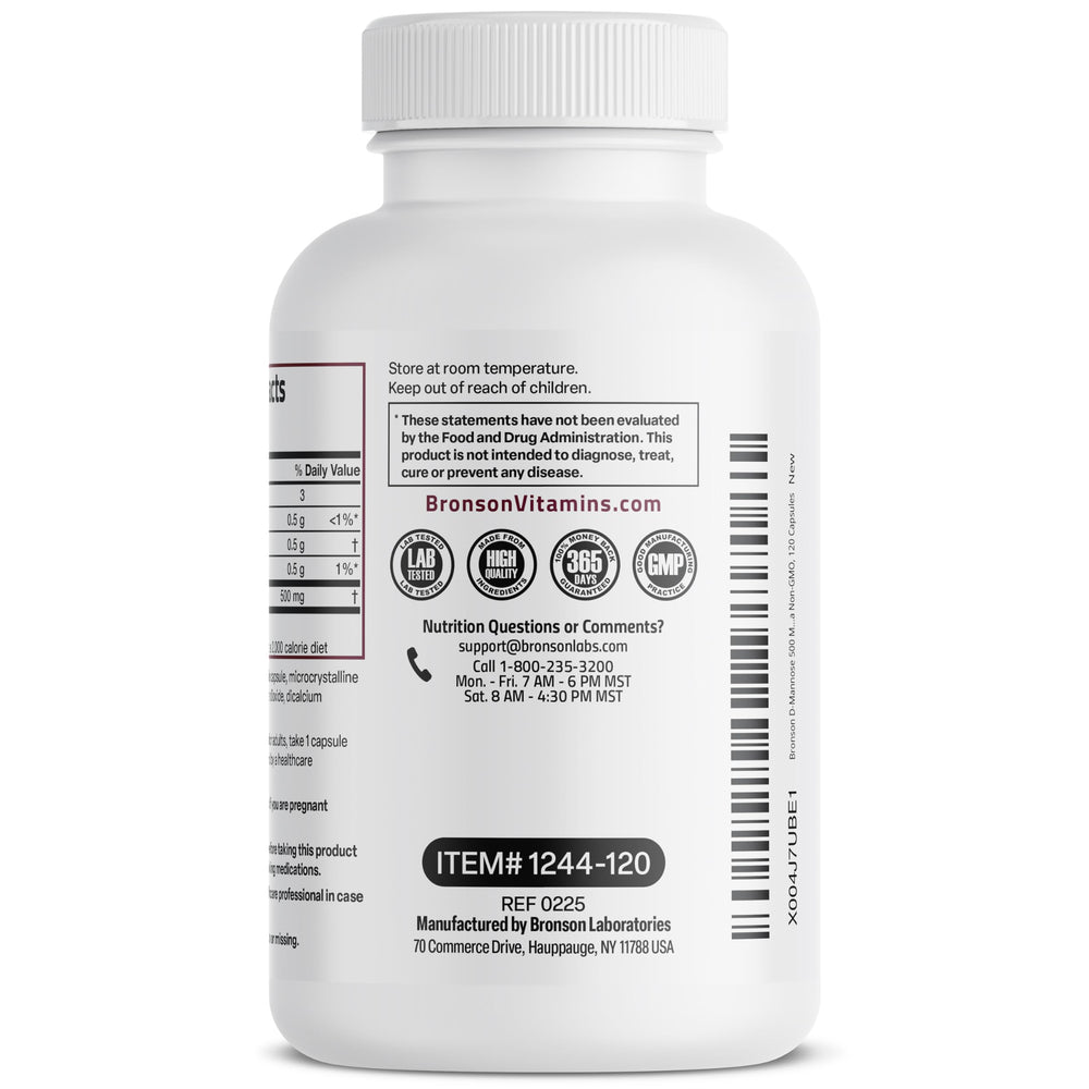 Uso diario para el bienestar con Bronson D-Mannose