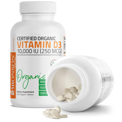 Bronson etiqueta y certificado USDA Organic para tranquilidad de calidad