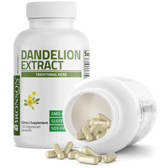 Bronson etiqueta con información nutricional y certificaciones visibles