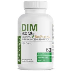 Bronson DIM polvo o contenido ilustrativo para mostrar pureza del ingrediente y textura