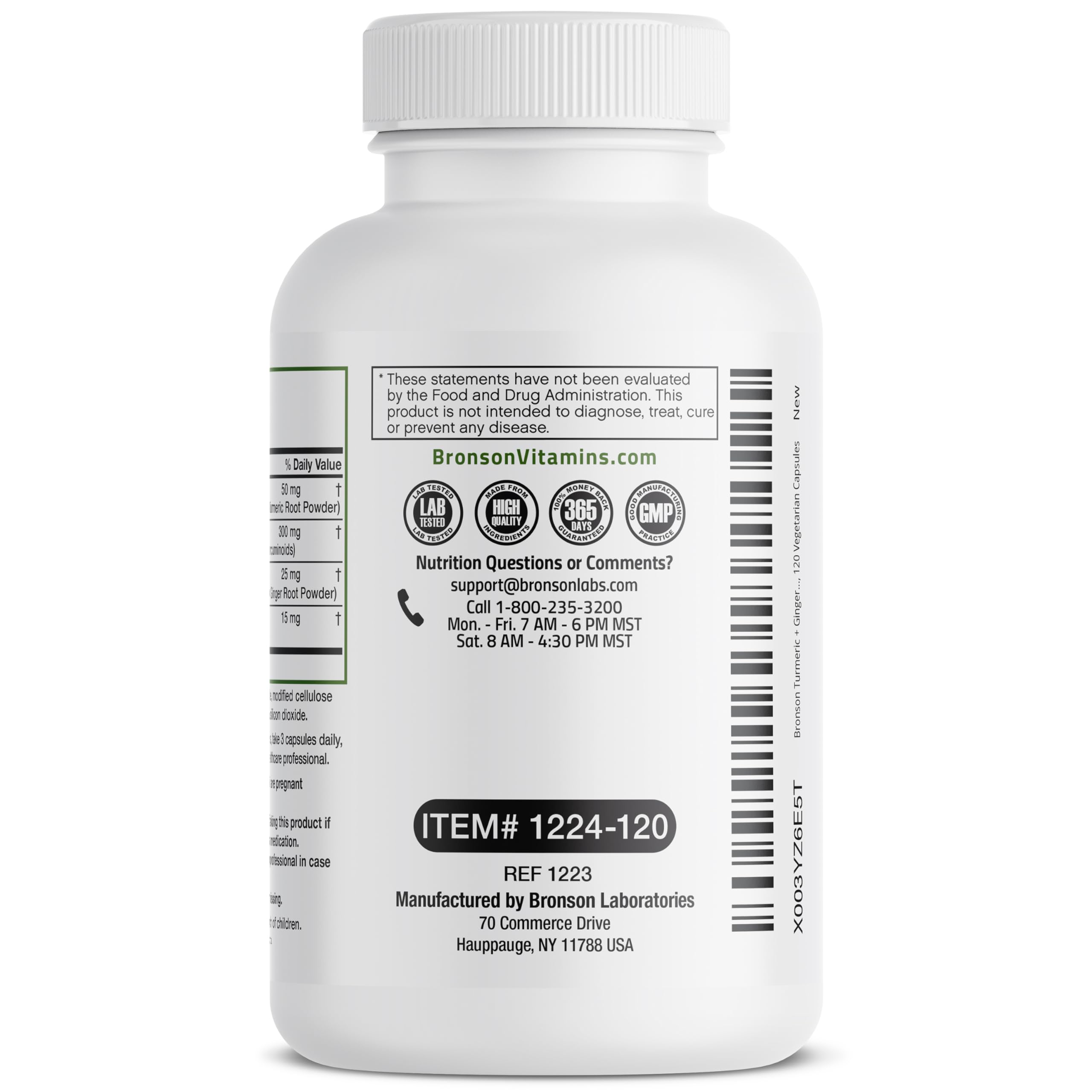 Bronson etiquetas certificadas de calidad y origen