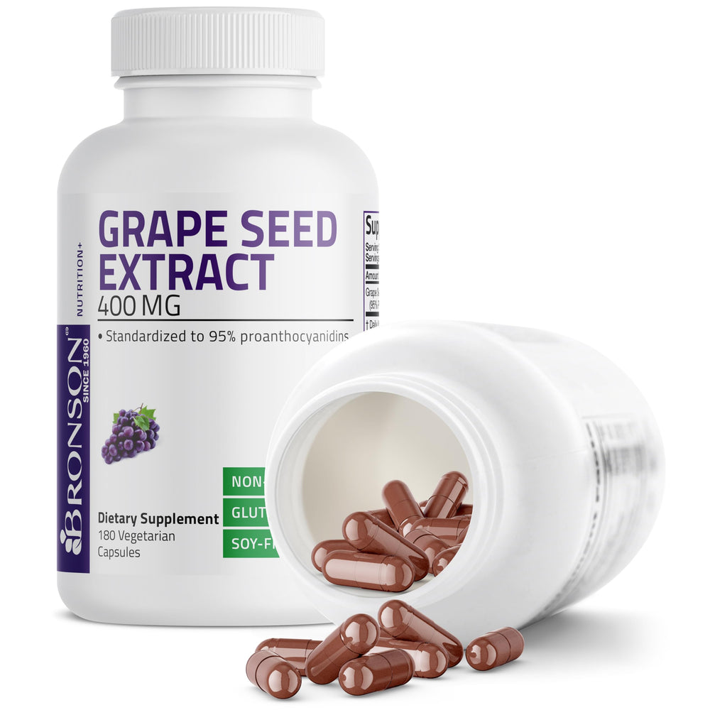 Bronson etiqueta con ingredientes estandarizados y pruebas de calidad
