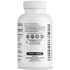 Bronson ingredientes secos de saúco resaltando origen vegetal y antioxidantes