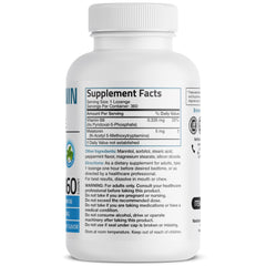 Bronson Melatonina 5mg botella con etiqueta visible para consulta de ingredientes