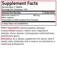 Bronson Remolacha pastillas vista general del envase para el día a día.
