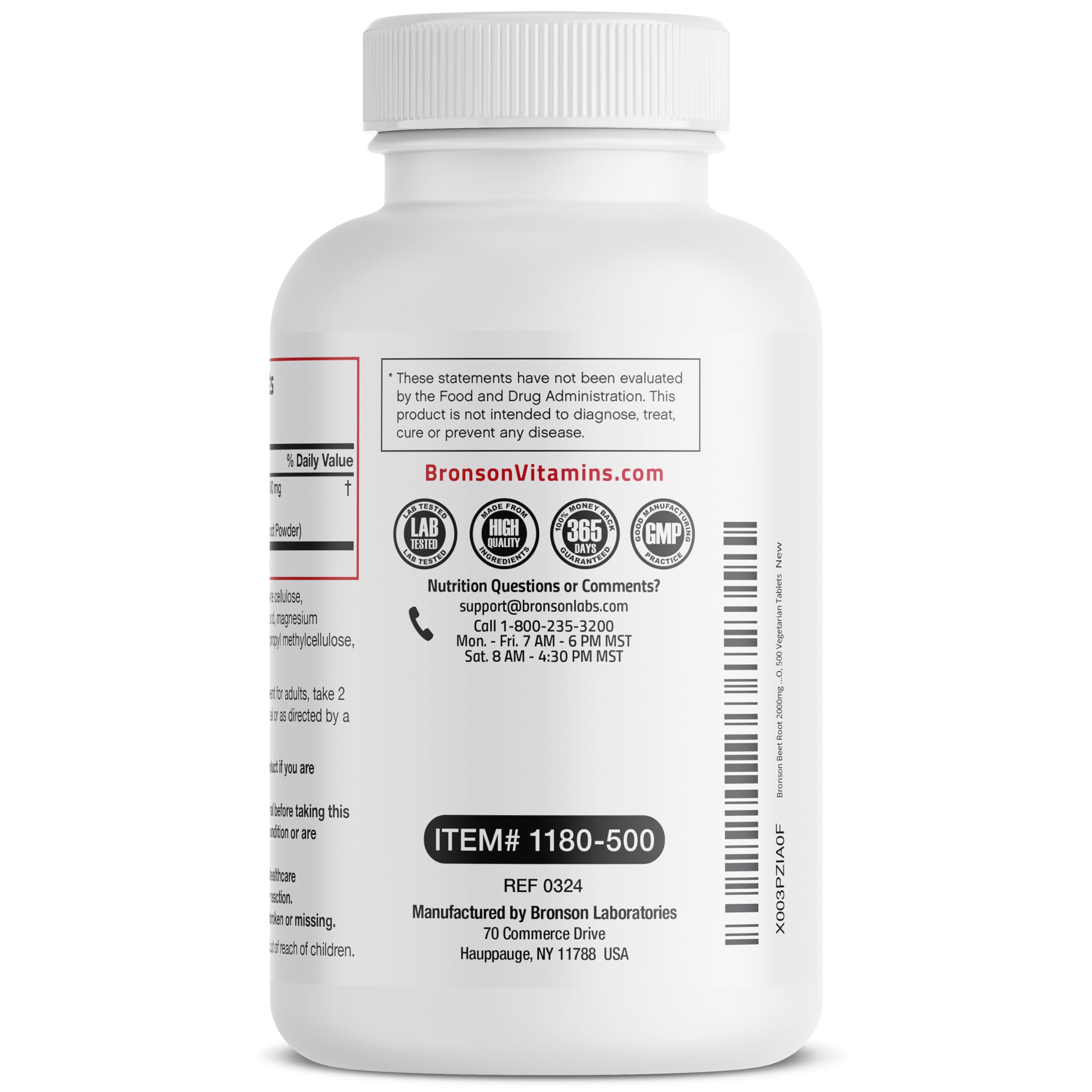 Bronson remolacha: nitratos naturales para apoyar la función vascular