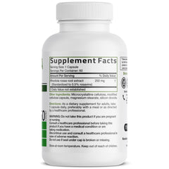 Etiqueta sin OGM de Bronson Rhodiola Rosea para opción limpia.