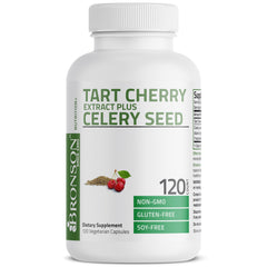 Bronson Tart Cherry Extract Capsules - cápsulas vegetarianas listas para incorporar a la rutina