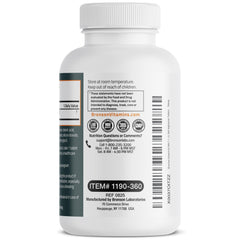 Bronson tableta junto a comida para tomar, sugiere mejor absorción con grasas en la dieta