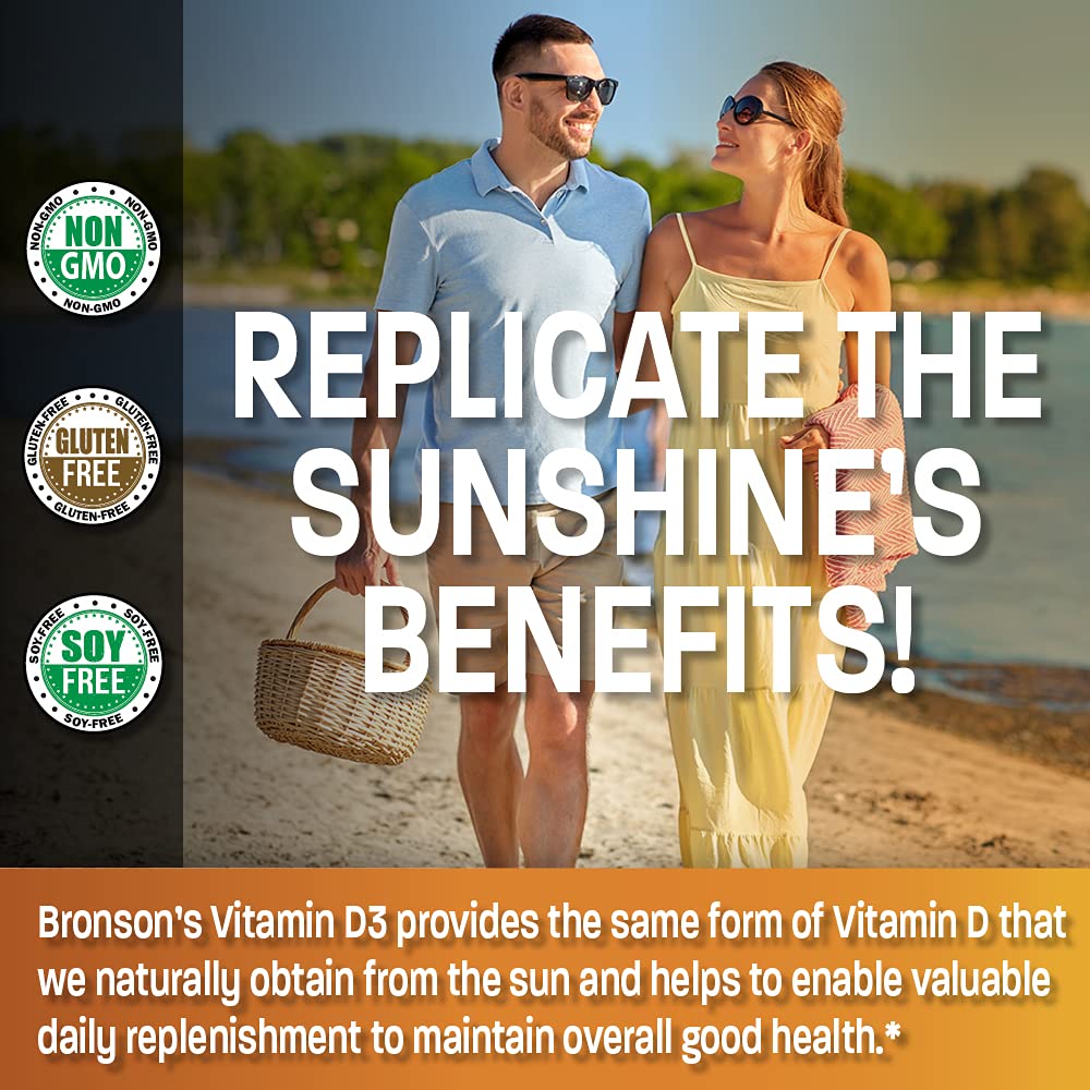 Bronson textura de softgel brillante que favorece absorción con comida