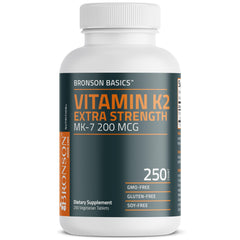 Bronson etiqueta nutricional enfocada que muestra ingredientes y dosis