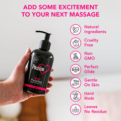 Brookethorne Naturals aceite siendo absorbido en piel para hidratación no grasa