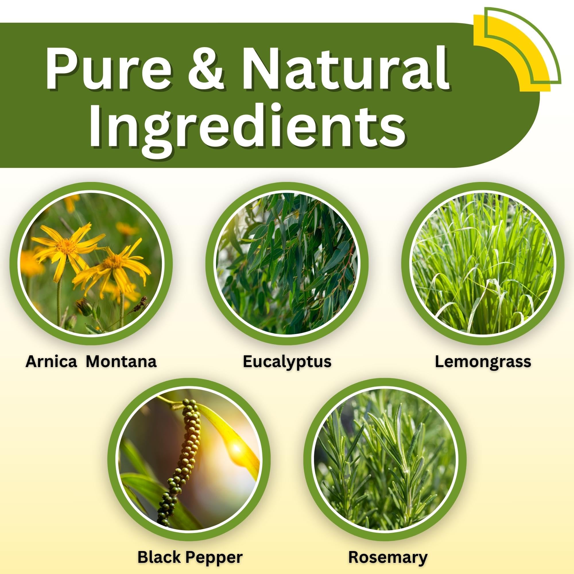 Brookethorne Naturals etiqueta con lista de ingredientes botánicos visible