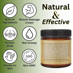 Brookethorne Naturals crema usada con rodillo para mejor deslizamiento y confort