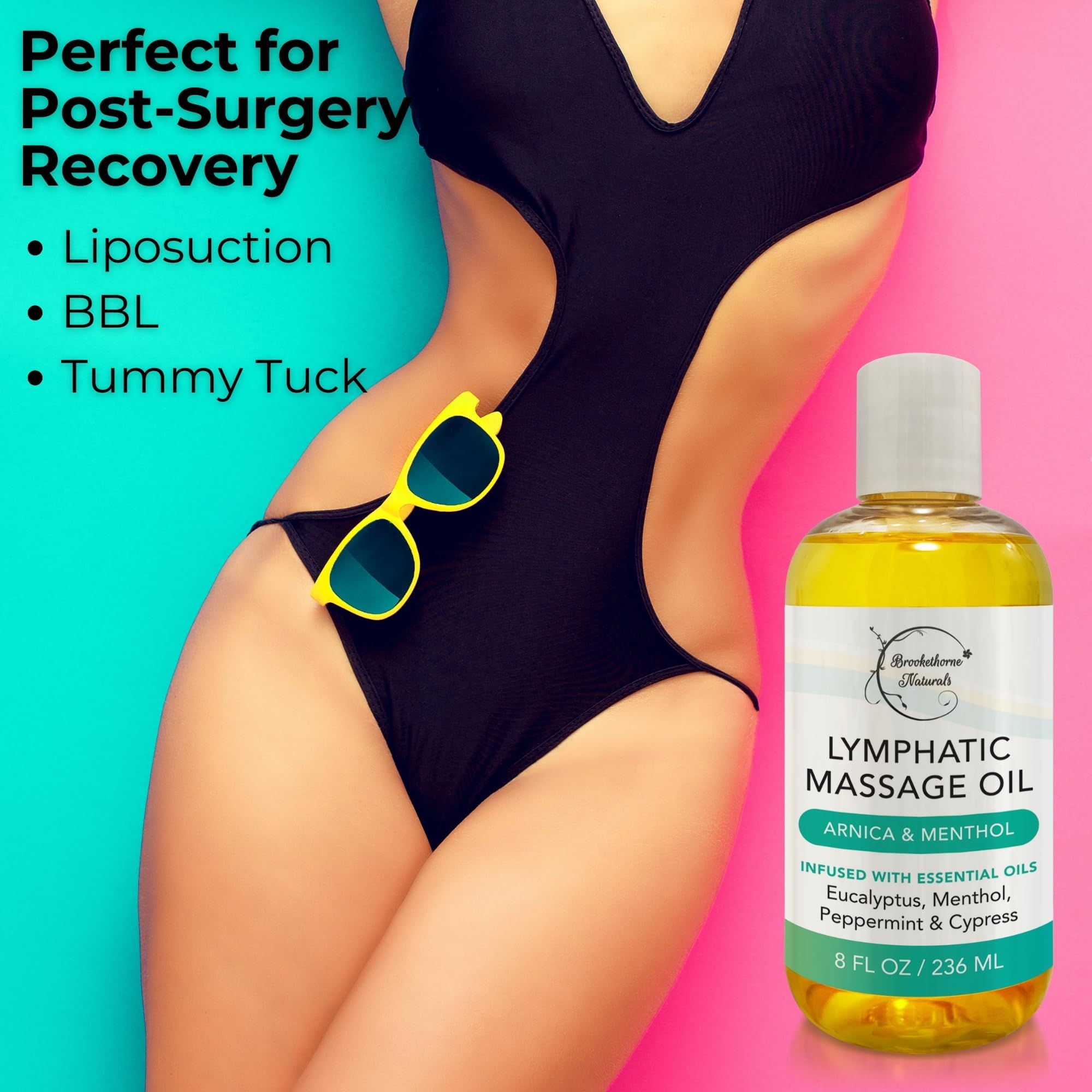 Brookethorne Naturals detalle de etiqueta con información de ingredientes visible