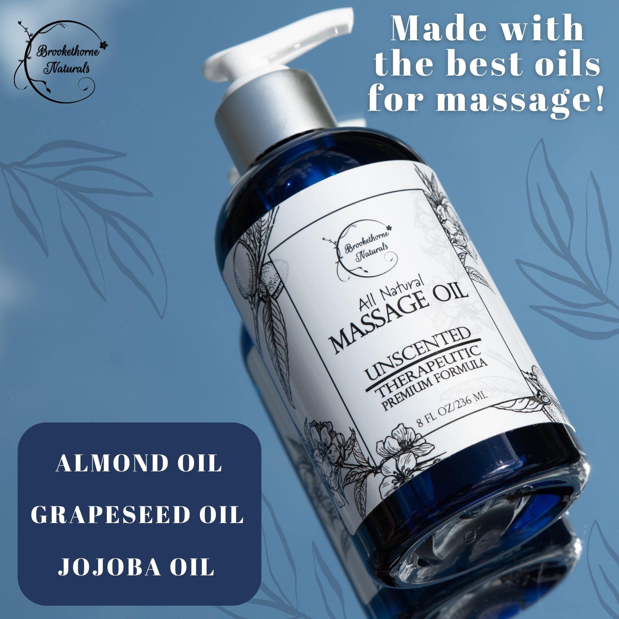 Brookethorne Naturals envase abierto con dispensador práctico para uso frecuente