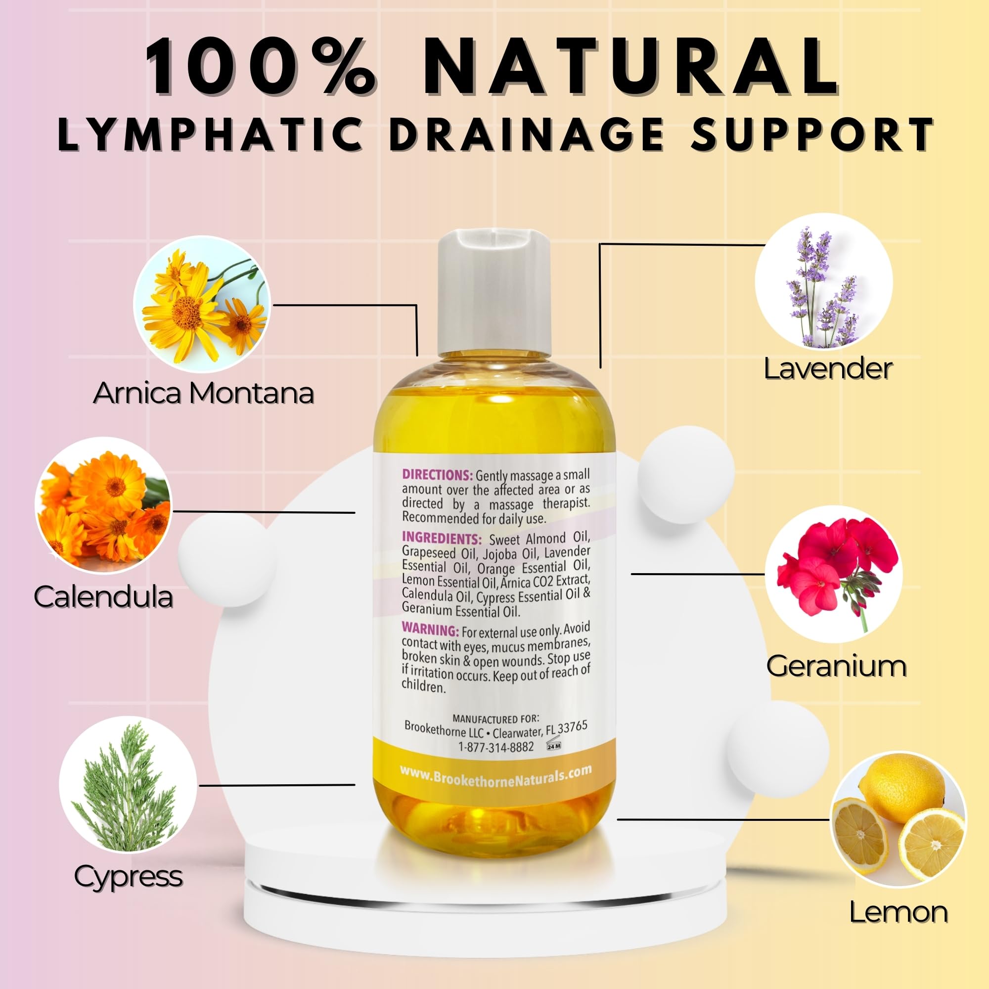 Brookethorne Naturals textura de aceite ligera para deslizamiento fluido