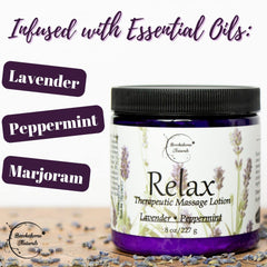 Brookethorne Naturals ambiente de spa mostrando experiencia calmante y aromas naturales