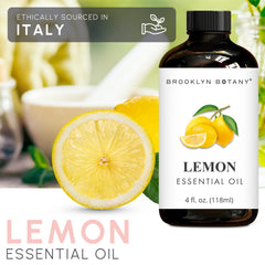 Brooklyn Botany aceite de limón en difusor creando ambiente fresco