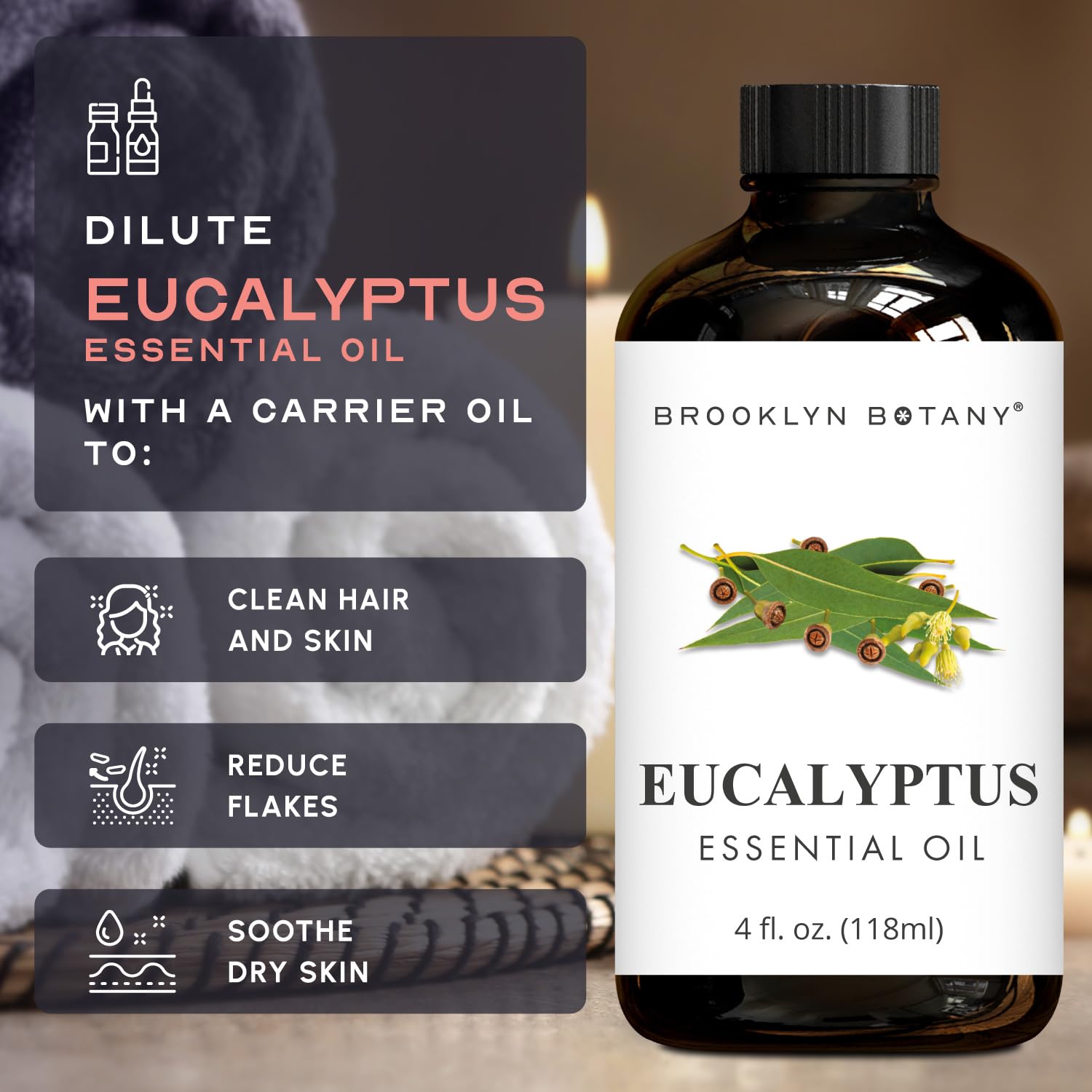 Brooklyn Botany aceite en difusor en uso, ambiente aromático natural