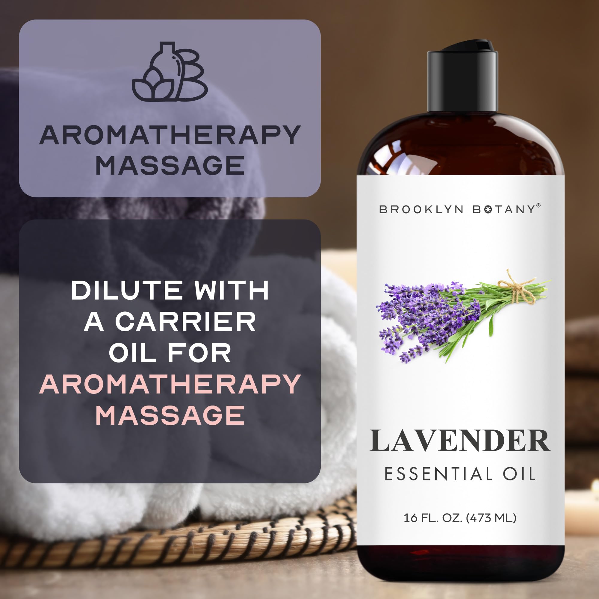 Brooklyn Botany aceite lavanda en mesa de trabajo realza creaciones artesanales