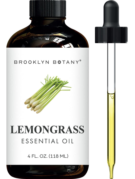 Brooklyn Botany botella frontal de lemongrass protegiendo aroma