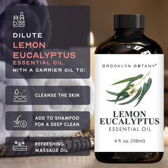 Brooklyn Botany primer plano del vidrio ámbar que protege el aceite