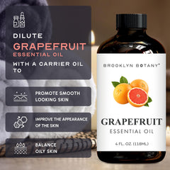 Brooklyn Botany aceite de pomelo en difusor casero perfumando una habitación