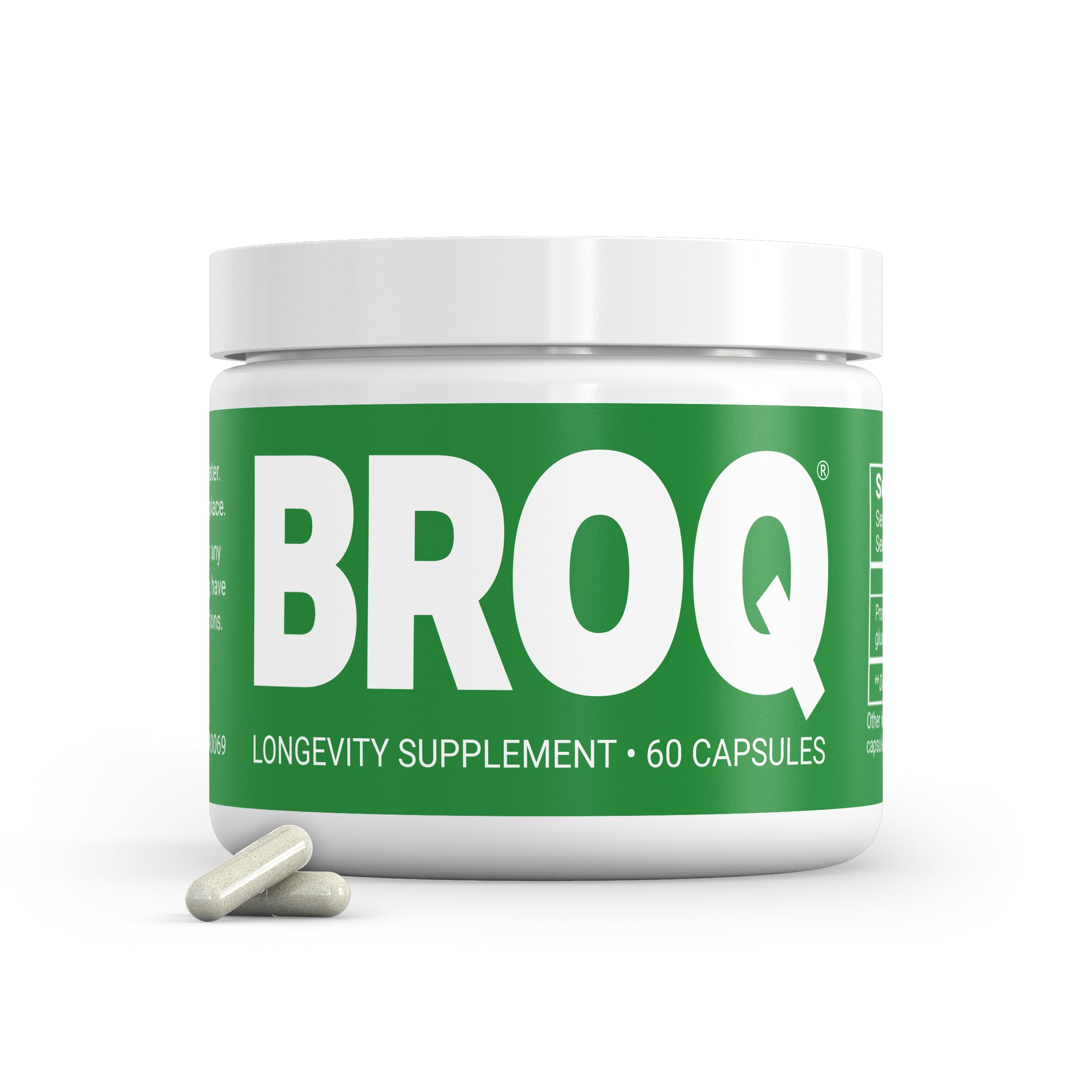 BROQ botella frontal mostrando el envase y la marca, confianza en calidad