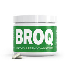 BROQ botella frontal mostrando el envase y la marca, confianza en calidad