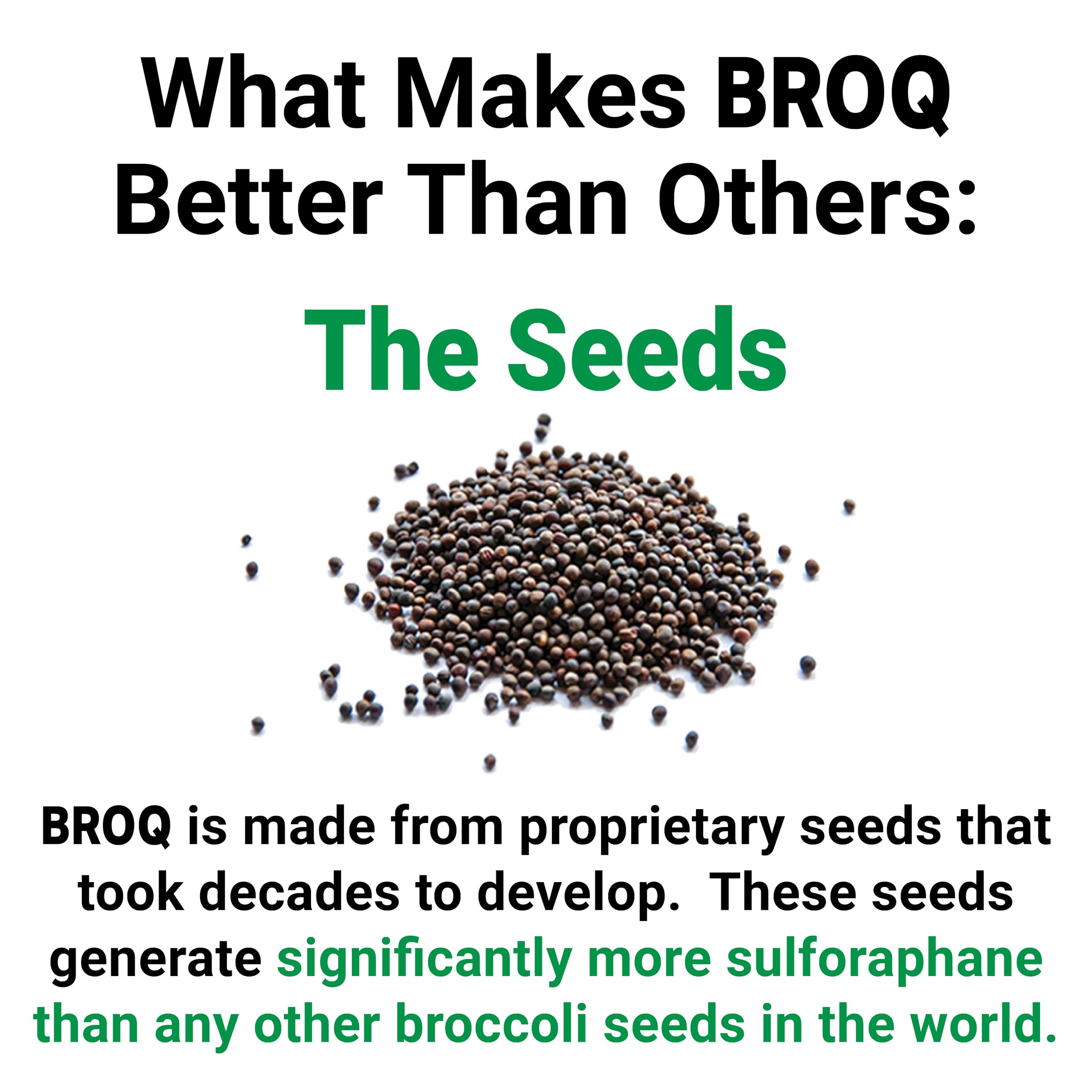 BROQ ingredientes en primer plano, enfoque en materia prima de calidad