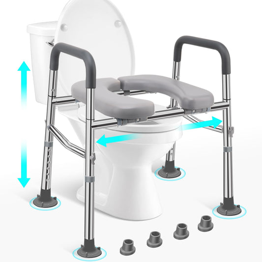 Brosive asiento elevado frontal mostrando estabilidad y soporte