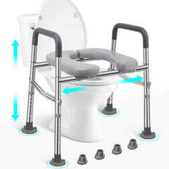 Brosive asiento elevado frontal mostrando estabilidad y soporte
