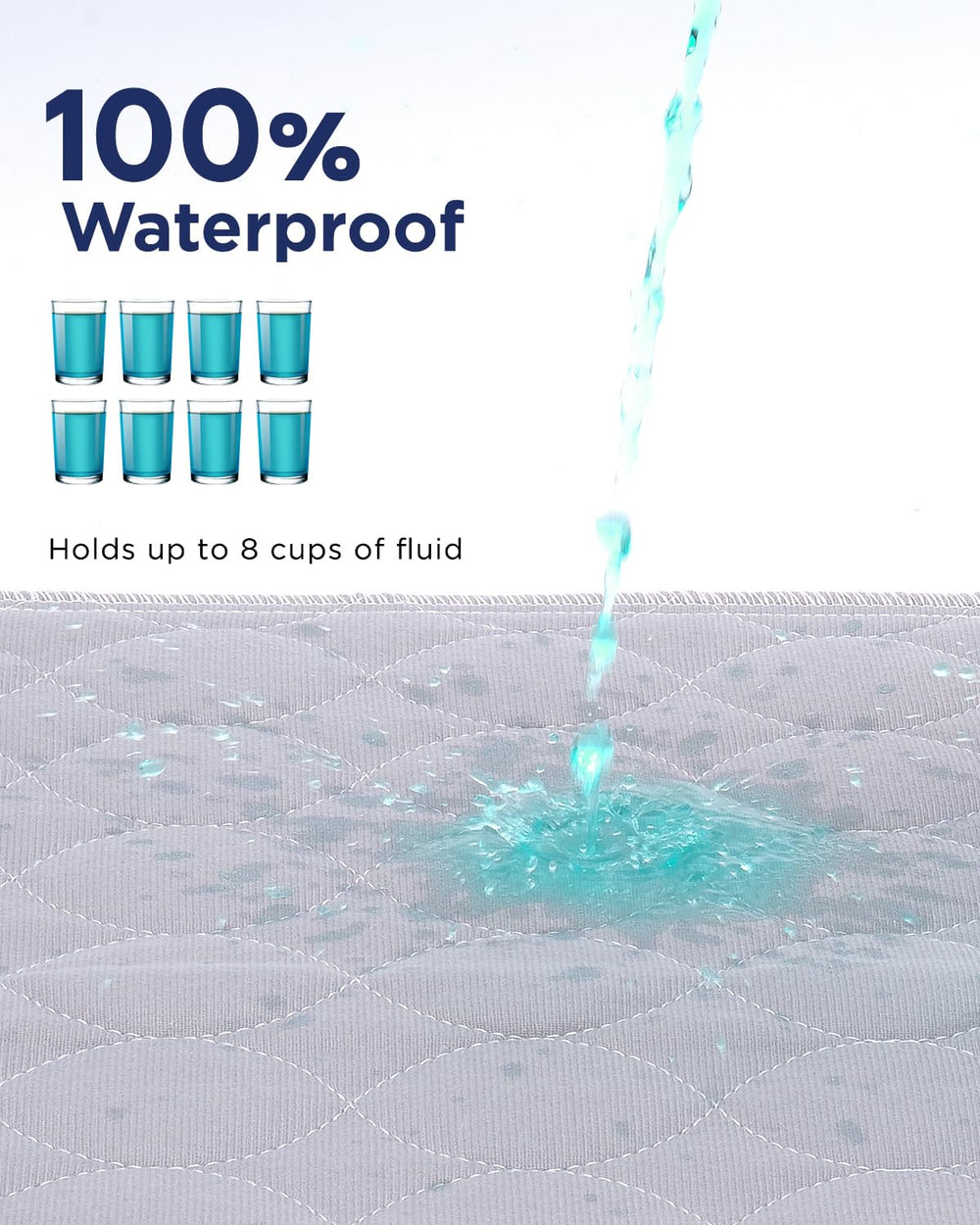 Brosive detalle de la capa impermeable TPU 0.03 mm, barrera duradera contra líquidos