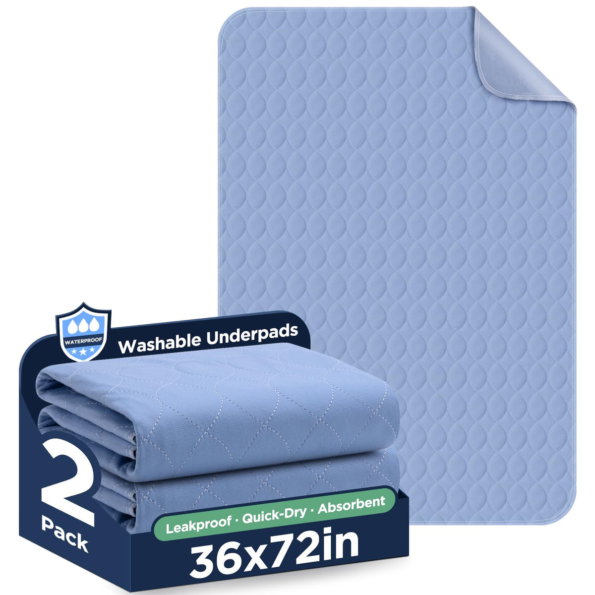Brosive protector frontal en empaque mostrando pack de 2 y beneficio antigoteo