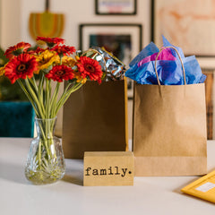 Brothersbox bolsa decorada con lazo ideal para regalos y eventos